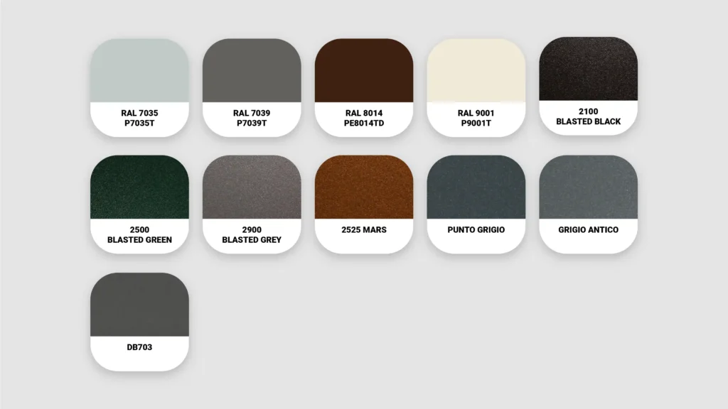 Entrance Door Colour Range-Group 2- special colours